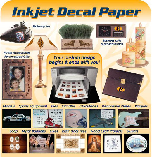 Uses For Inkjet Decal Paper
