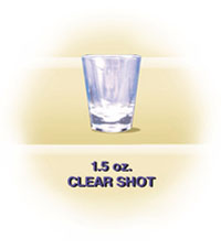 1.5 OZ CLEAR SHOT GLASSES